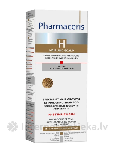 Pharmaceris H-Stimupurin šampoon juuste väljalangemise vastu, 250 ml | internetaptieka.lv