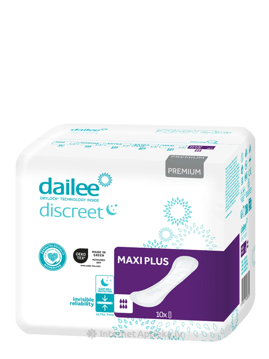 DAILEE Discreet Maxi Plus прокладки, 10 шт. | internetaptieka.lv