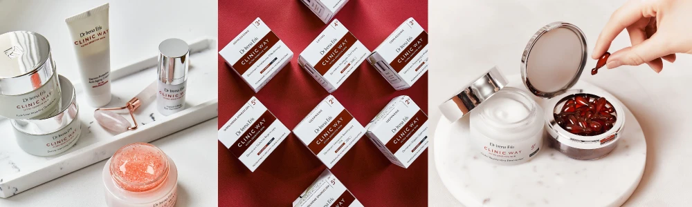 Clinic Way: pretnovecošanās kosmētika jutīgai ādai
