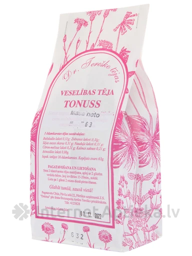 Dr.Tereško Veselības tēja Tonuss, 85 g | internetaptieka.lv