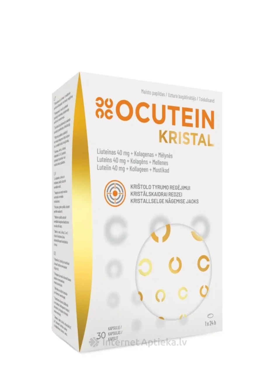 Ocutein kristal, 30 капсул | internetaptieka.lv