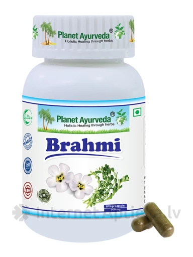 Planet Ayurveda® Brahmi Organic, 60 kapsulas | internetaptieka.lv