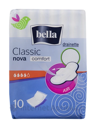 Bella Classic Nova Komfort higiēniskās paketes, 10 paketes | internetaptieka.lv