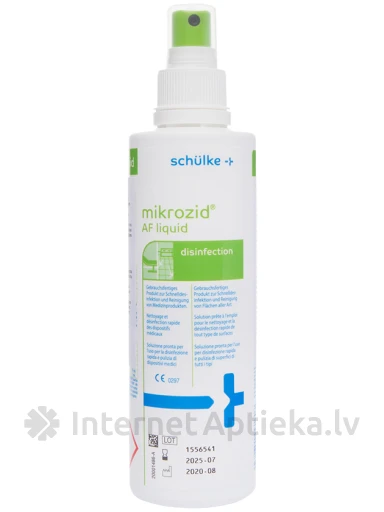 Schülke Mikrozid AF virsmu dezinfekcijas līdzeklis, 250 ml | internetaptieka.lv
