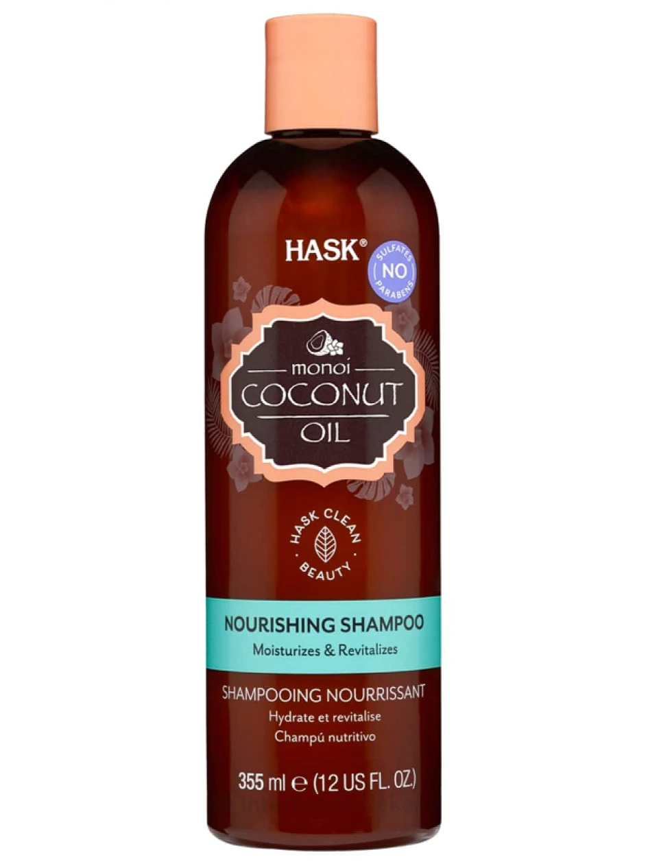 HASK monoi barojošs šampūns, 355 ml | internetaptieka.lv