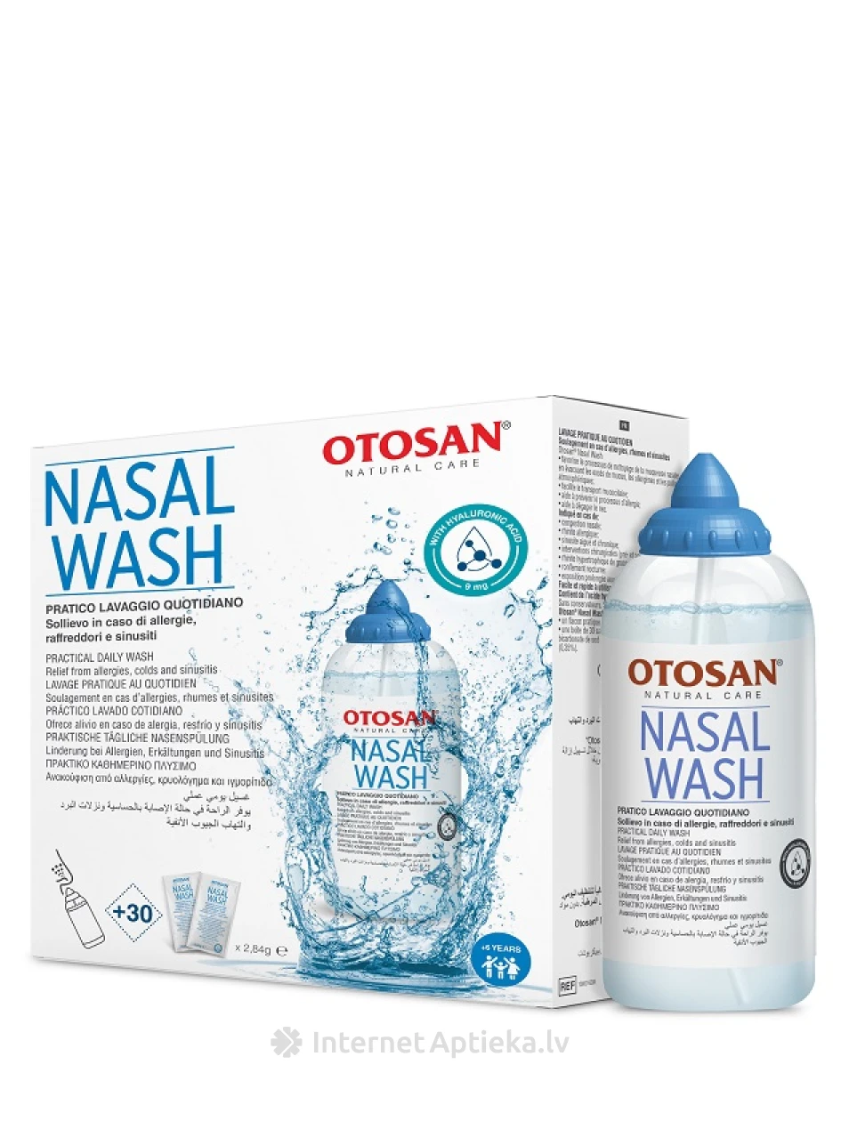 Otosan Nasal Wash Kit Набор для промывания носа, 1 шт. | internetaptieka.lv