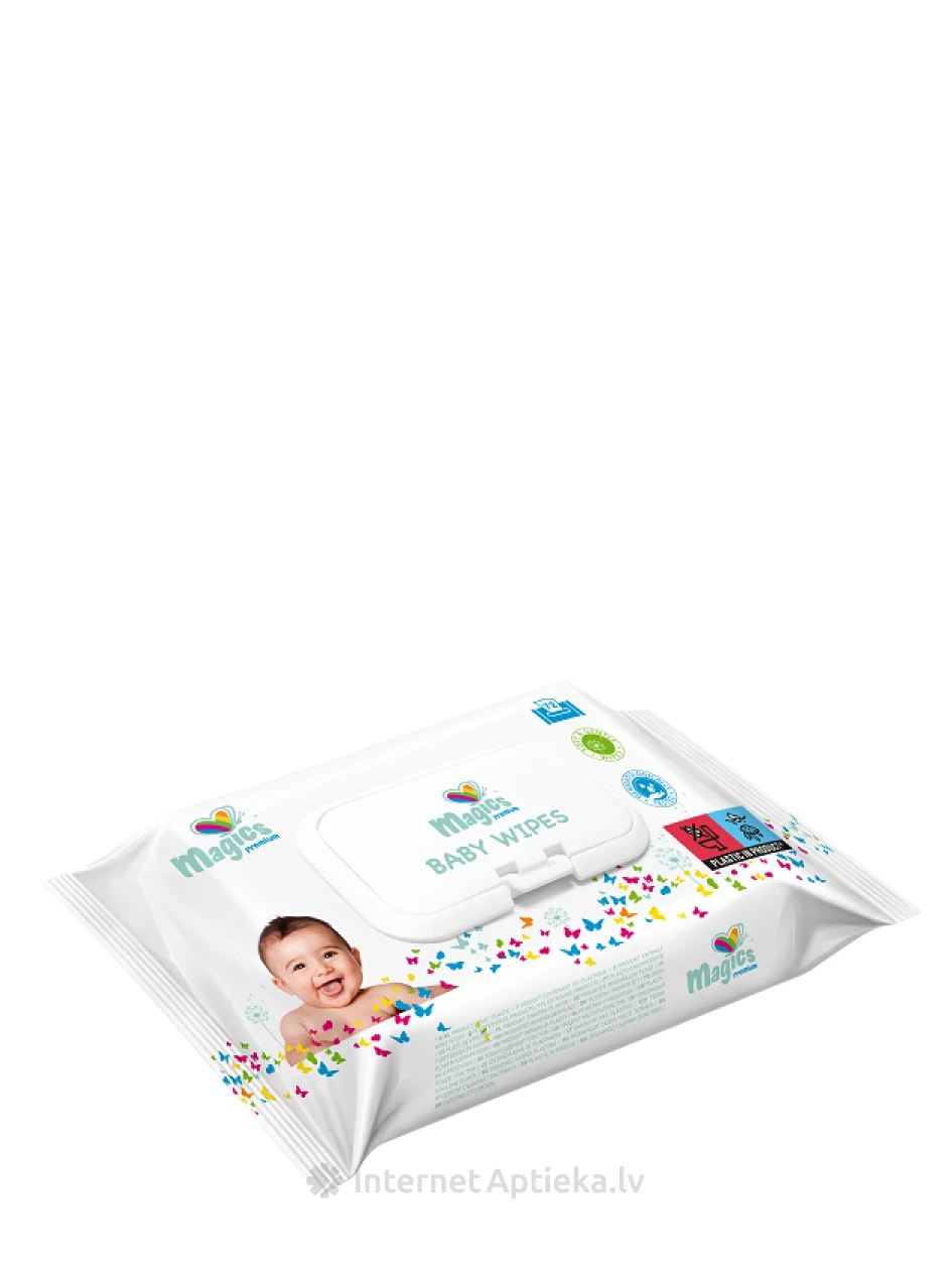 MAGICS Baby Wipes mitrās salvetes, 72 gb. | internetaptieka.lv
