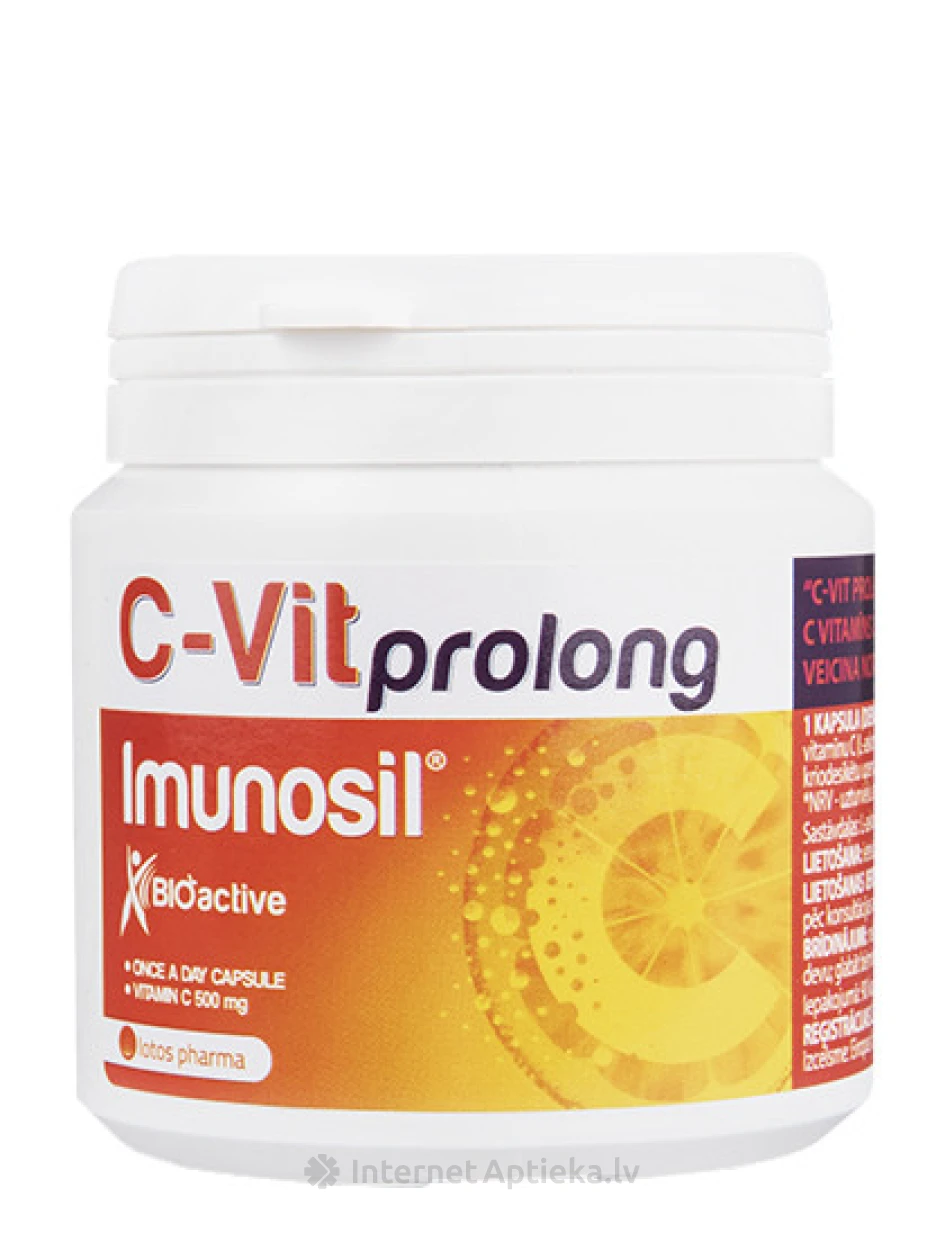 C-Vit Prolong Imunosil, 90 капсул | internetaptieka.lv