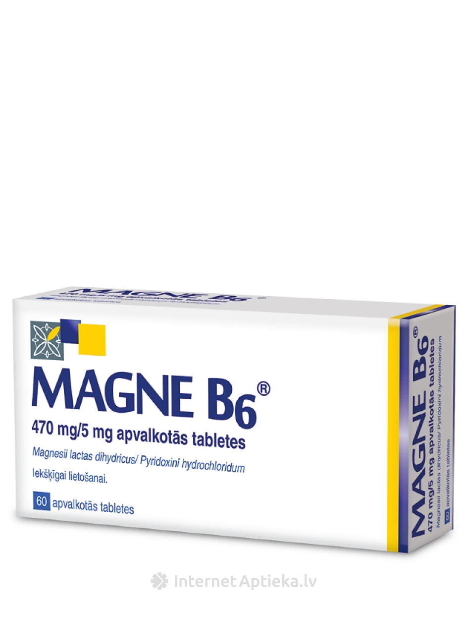 Magne B6 (magneesium B6), 60 tabletti | internetaptieka.lv