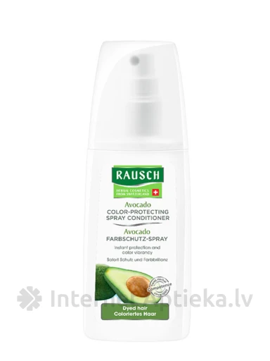 Rausch Спрей-кондиционер с авакодо для защиты цвета, 100 мл | internetaptieka.lv