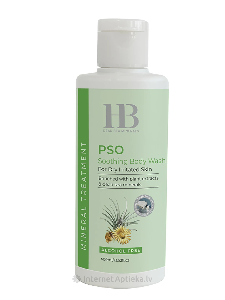 H&B PSO aktīvais ķermeņa mazgāšanas līdzeklis, 400 ml | internetaptieka.lv