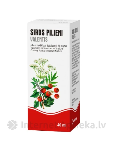 Valentis cердечные капли, 40мл | internetaptieka.lv