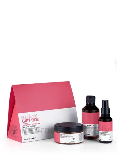 ELGON YES NOURISH Beauty box (šampūns, maska, eļļa), eļļa) | internetaptieka.lv