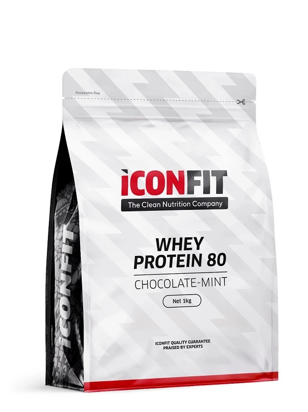 ICONFIT Whey Protein 80 - Chocolate-Mint pulveris, 1000 g