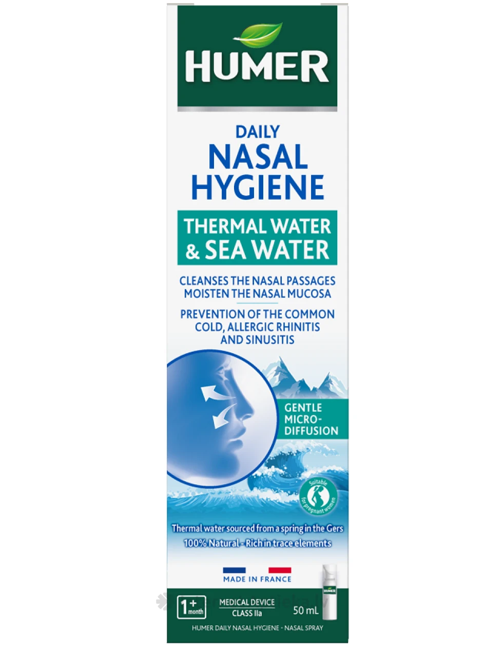HUMER aerosols deguna dobuma higiēnai ar termālo ūdeni, 50 ml | internetaptieka.lv