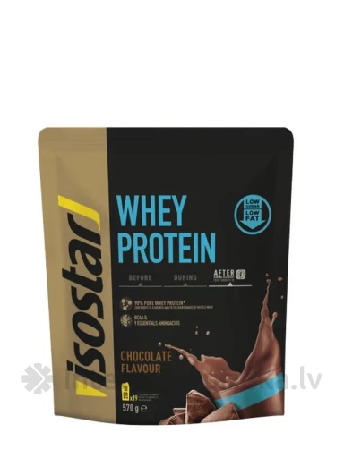 Isostar Pulveris Whey Protein Chocolate, 570 g | internetaptieka.lv