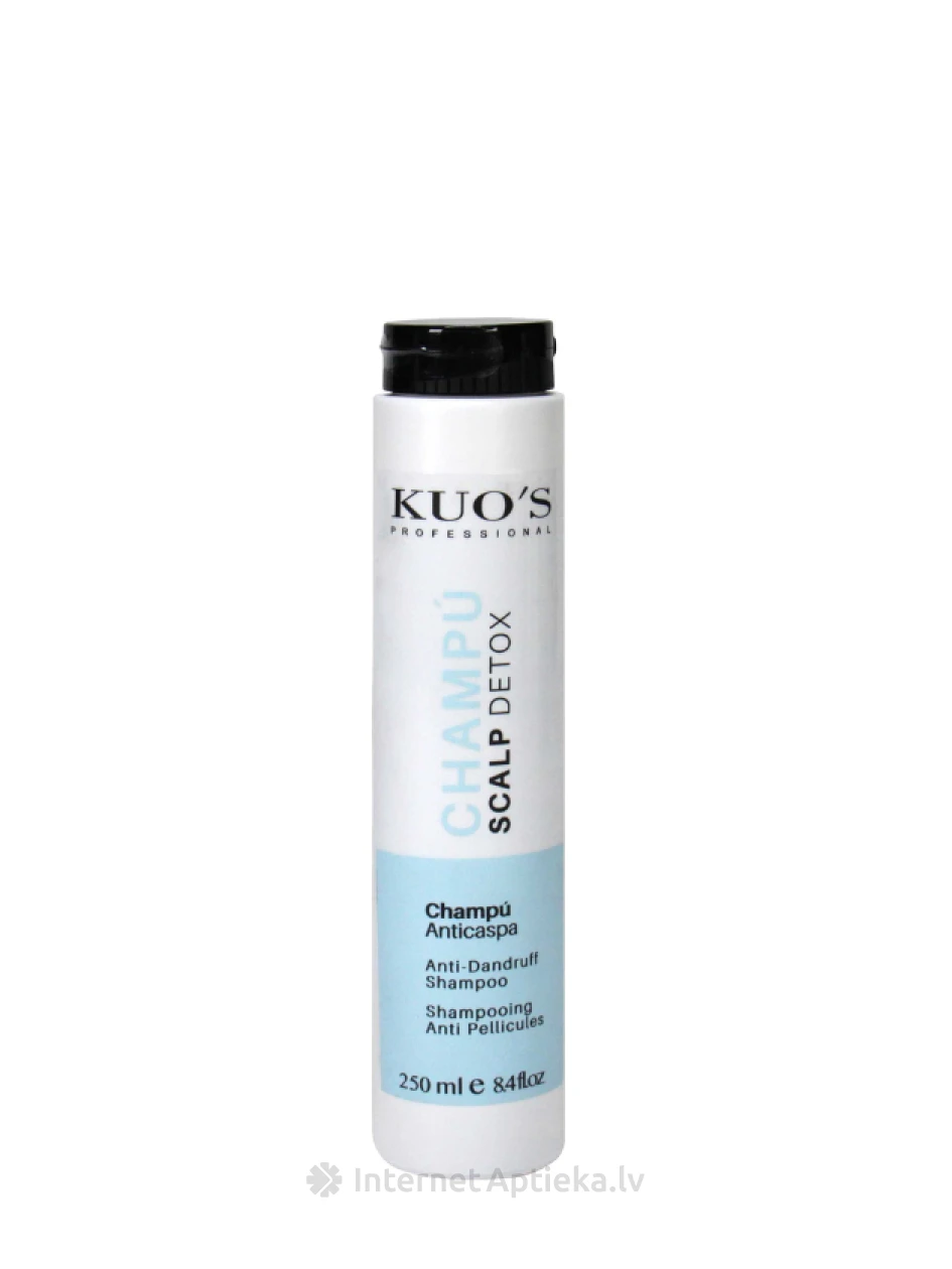 KUO`S Scalp Detox kõõmavastane šampoon, 250 ml | internetaptieka.lv