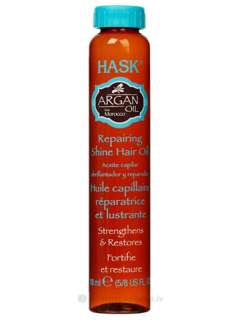 HASK argana matu eļļa, 18 ml | internetaptieka.lv