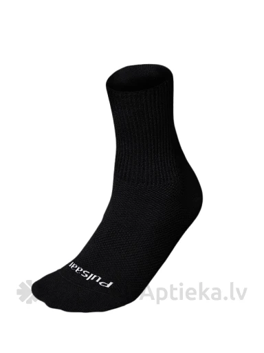 PULSAAR Mustad õmblusteta sokid vereringe parandamiseks - suurus M | internetaptieka.lv