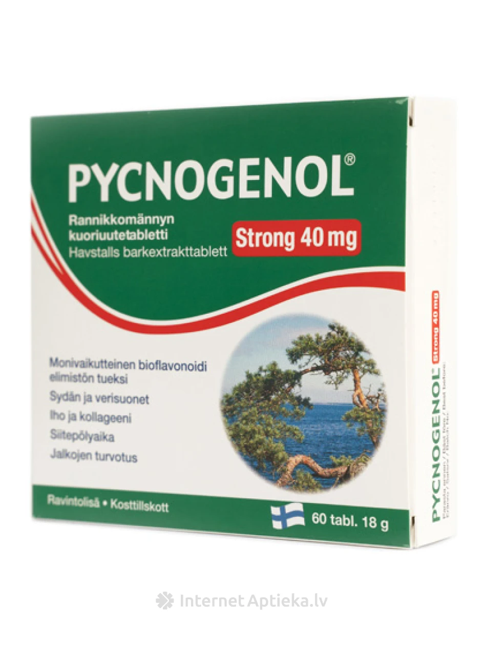 Pycnogenol Strong, 60 таблеток | internetaptieka.lv