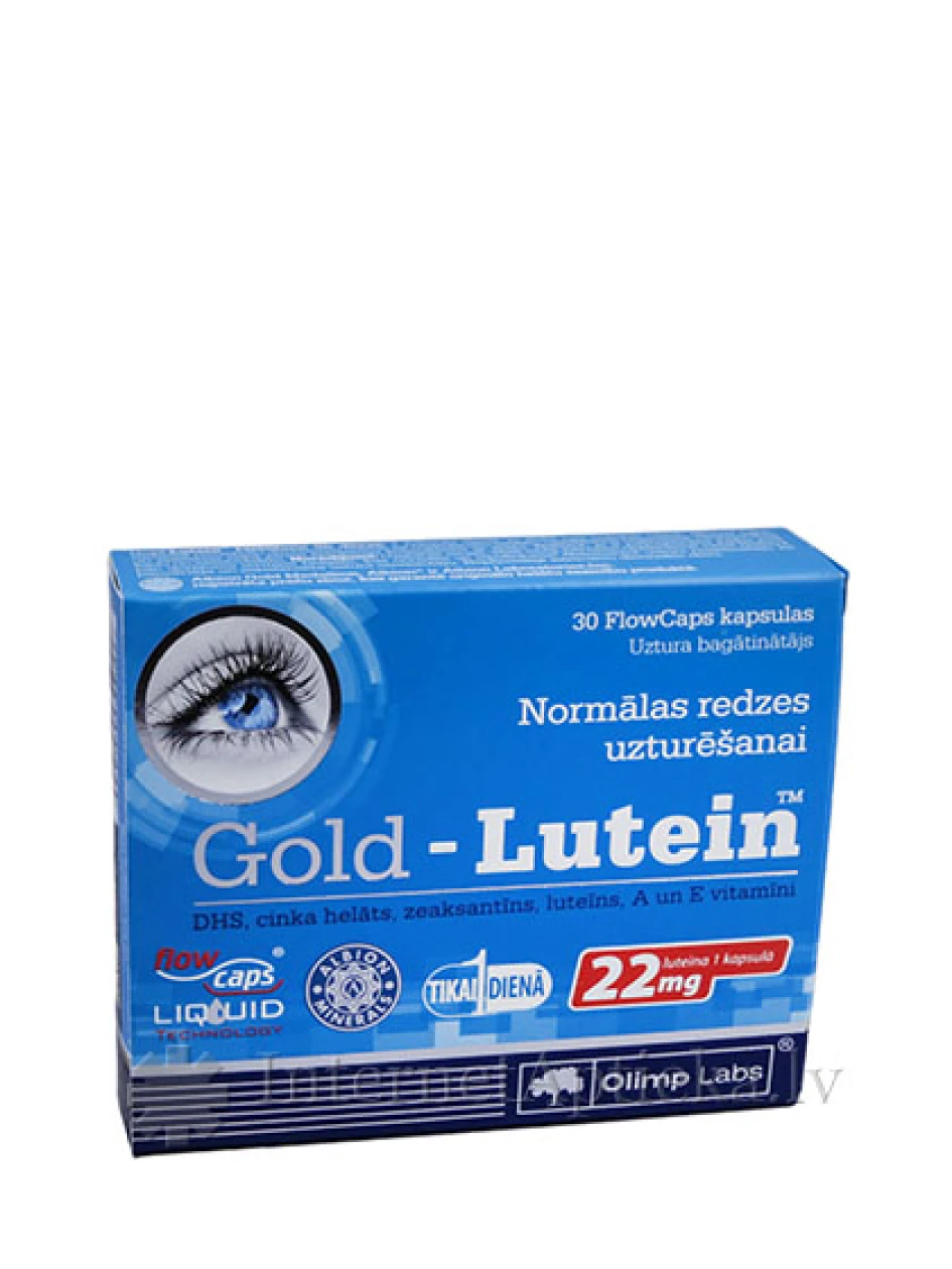 Olimp Labs Gold - Lutein, 30 kapsulas | internetaptieka.lv
