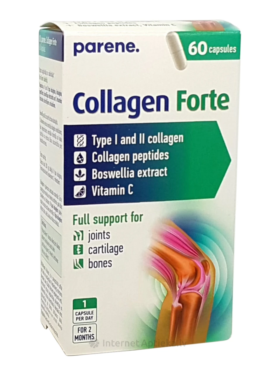 Parene Collagen Forte, 60 kapsulas | internetaptieka.lv
