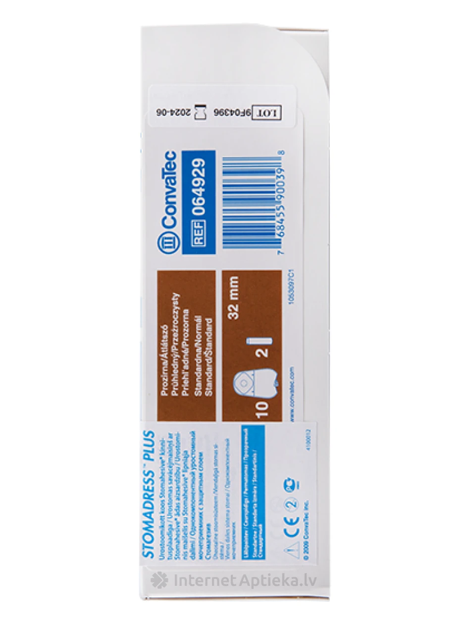 Stomadress Plus viendaļīgi Urostomas maisiņi 32 mm, 10 gb | internetaptieka.lv