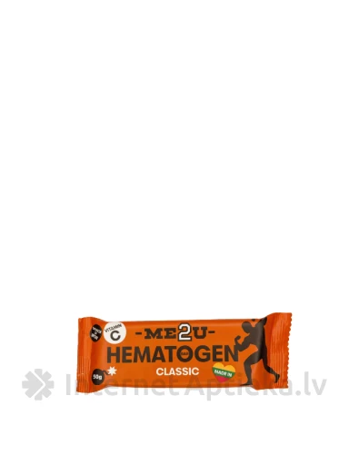 ME2U Hematogen Bar Classic гематоген, 50 г | internetaptieka.lv