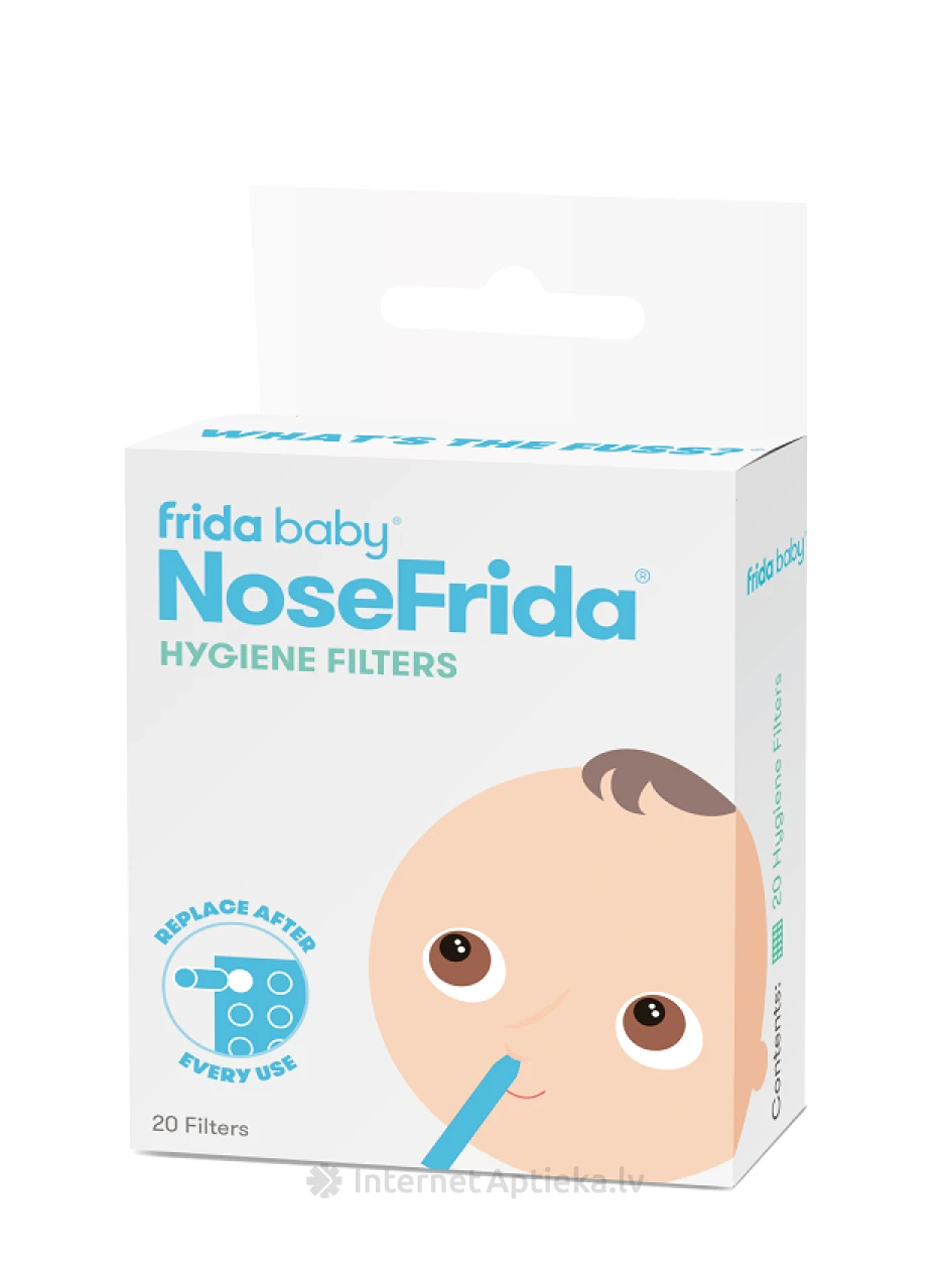 NoseFrida Гигиенический фильтры, 20 шт | internetaptieka.lv