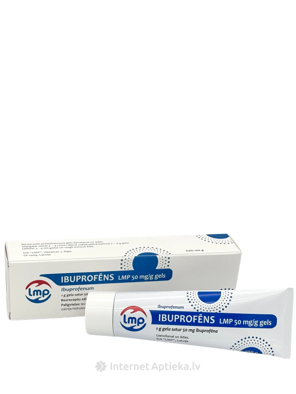 Ibuprofeen LMP 50mg/g geel, 100 g | internetaptieka.lv