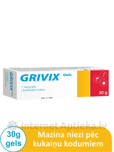 Grivix гель 1 мг/г, 30 г | internetaptieka.lv