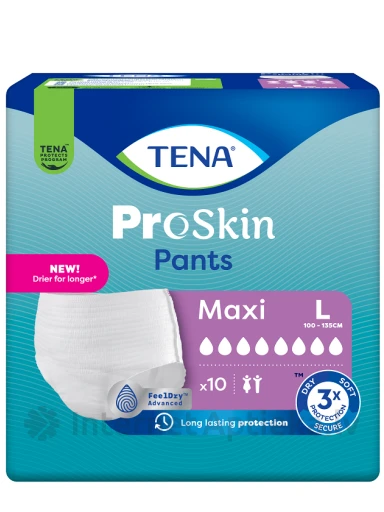 TENA Pants Maxi L biksītes, 10 gb. | internetaptieka.lv