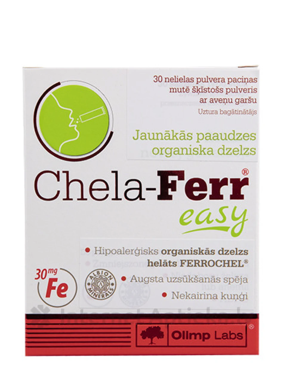 Olimp Labs Chela-Ferr Easy, 30 pulvera paciņas | internetaptieka.lv