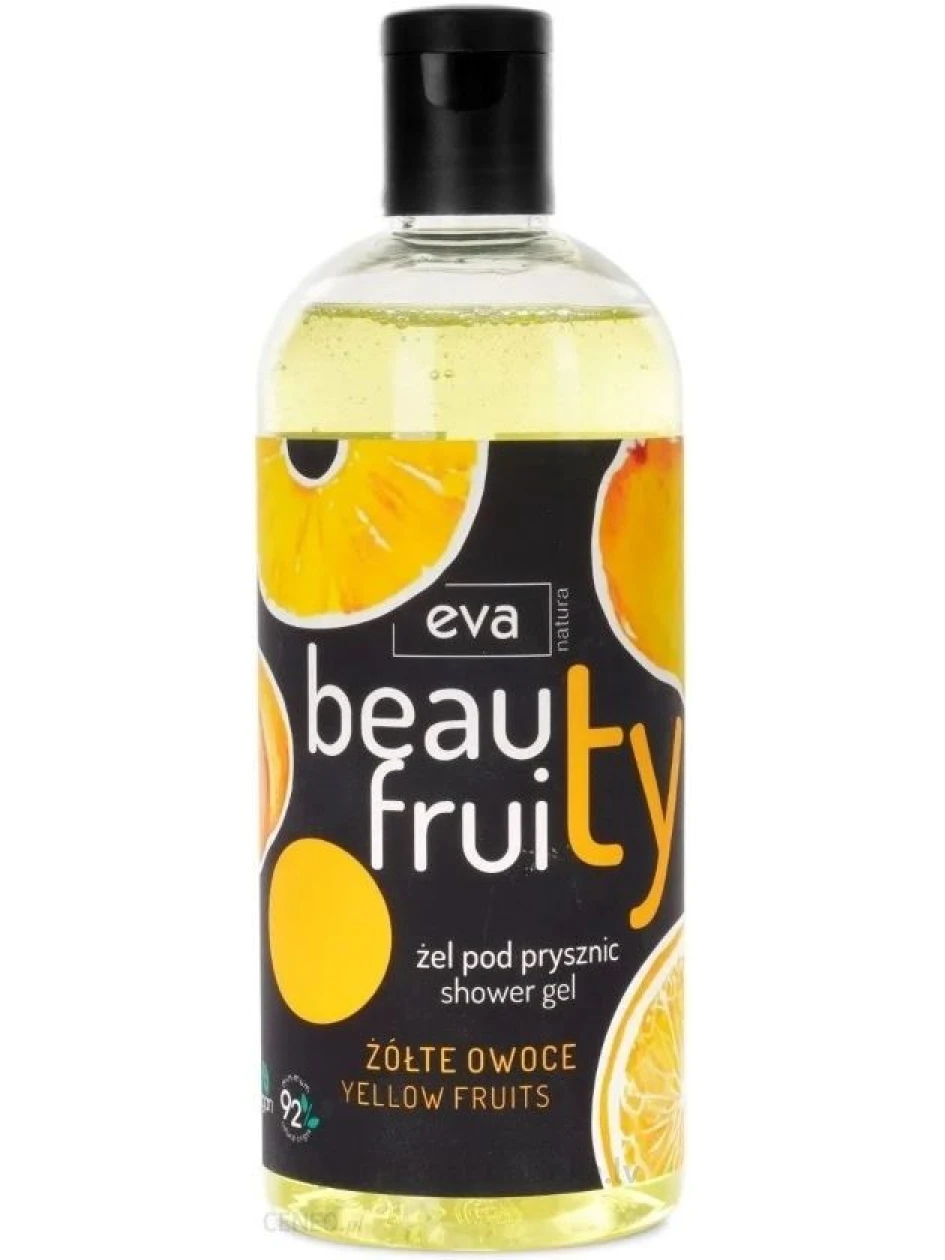 Eva Natura Beauty Yellow Fruity dušas želeja, 400 ml | internetaptieka.lv