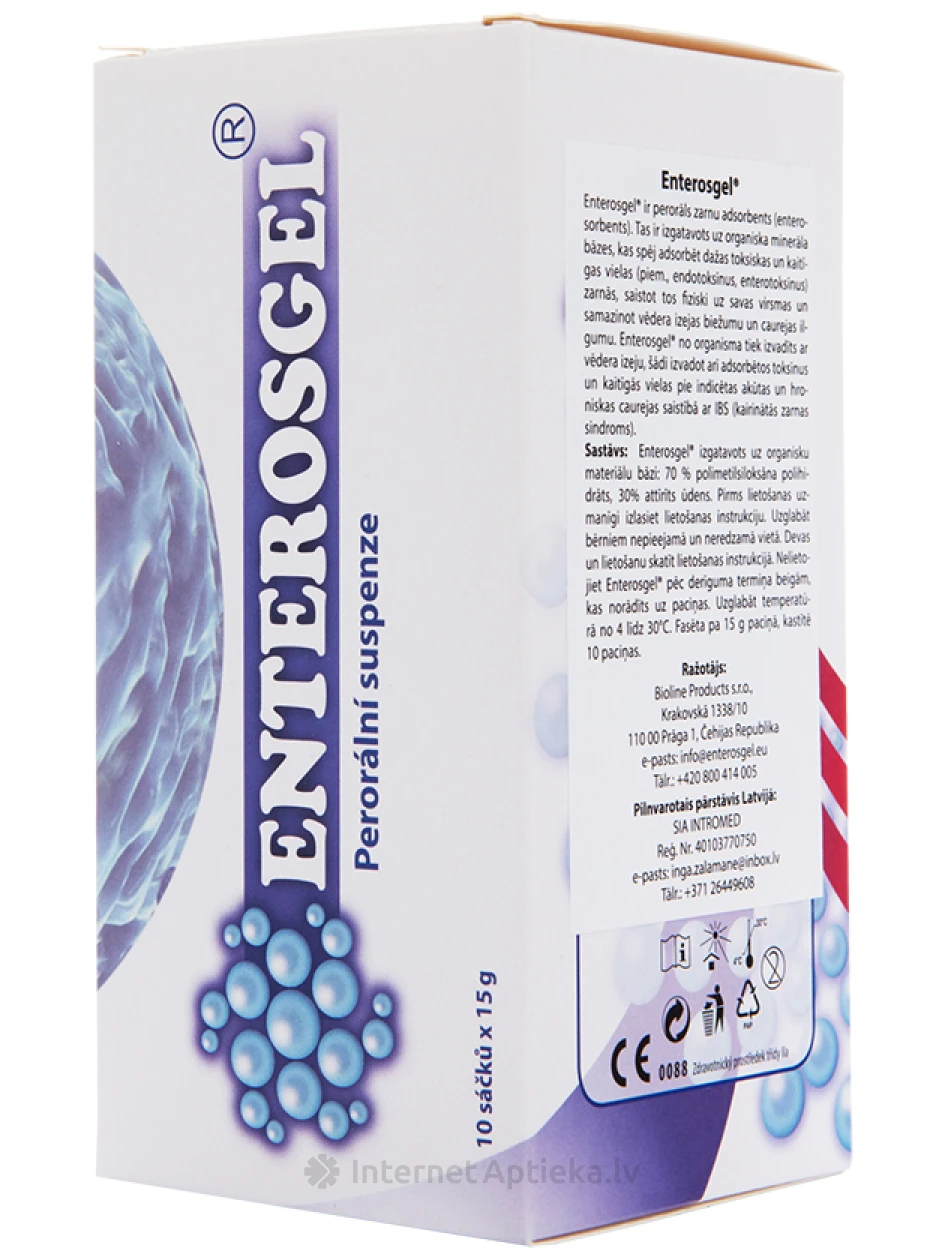Enterosgeli suspensioon, 10 pakki x 15 g | internetaptieka.lv