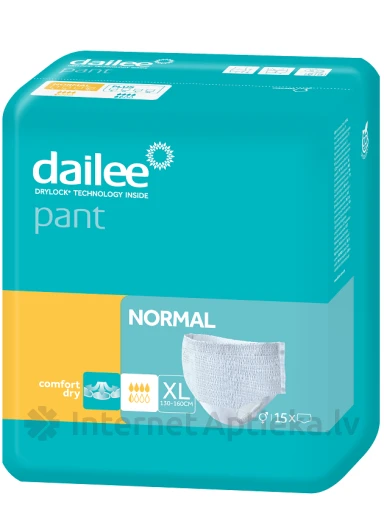 Dailee Pant Normal autiņbikses XL izmērs, 15 gb. | internetaptieka.lv
