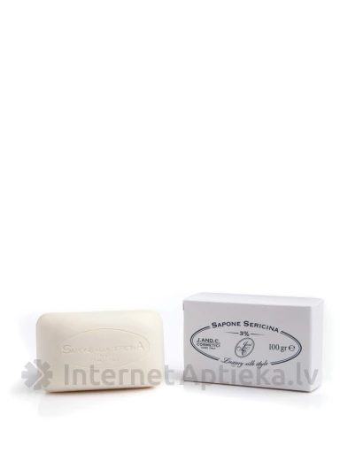 J.And.C. Cosmetici - LAKE COMO NATURAL zīda ziepes - SERICIN INTEGRAL 3%, 100 g | internetaptieka.lv