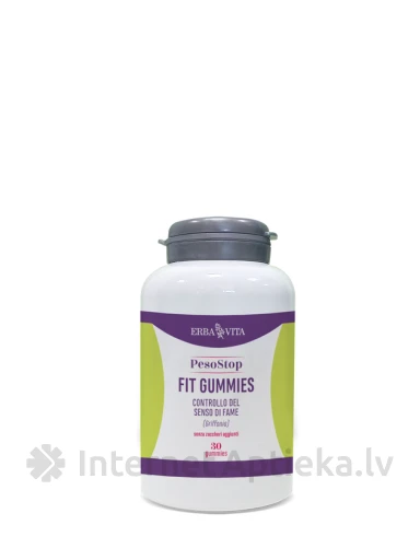 ERBA VITA Peso STOP FIT GUMMIES, 30 košļājamas pastilas | internetaptieka.lv