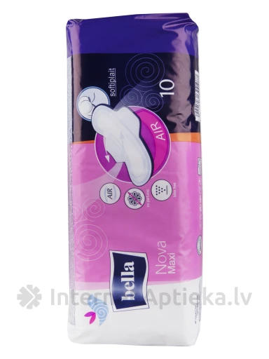Bella hügieenisidemed Nova Maxi Softiplait, 10 tk. | internetaptieka.lv