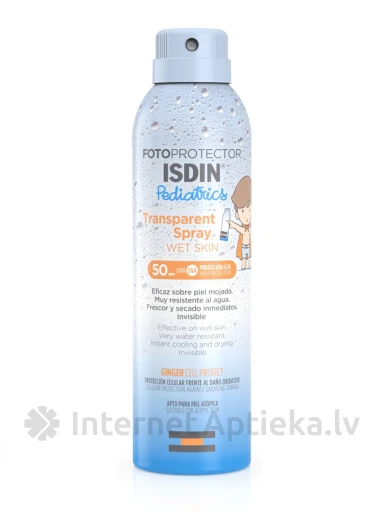 ISDIN Fotoprotector Pediatrics aerosols bērniem SPF50, 250 ml | internetaptieka.lv