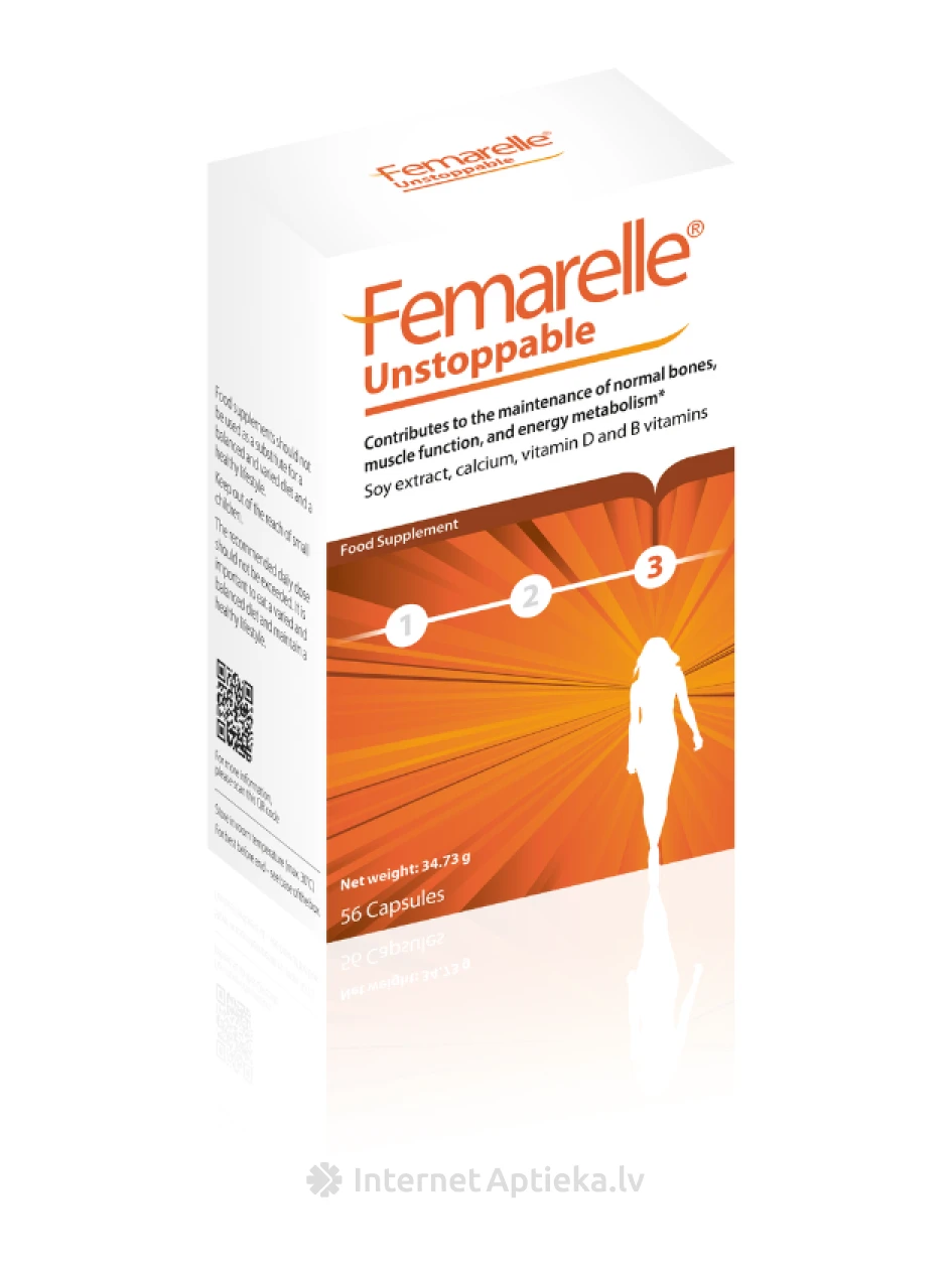 Femarelle Unstoppable (Neapturamā), 56 kapsulas | internetaptieka.lv