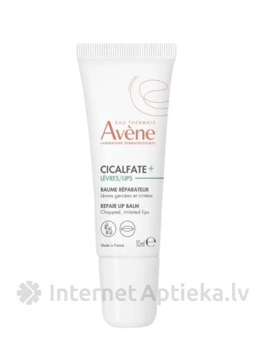 AVENE CICALFATE+ Atjaunojošs lūpu balzams, 10 ml | internetaptieka.lv