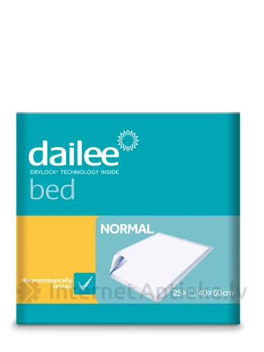 Dailee Bed Normal 40 x 60 см пеленки, 25 шт. | internetaptieka.lv