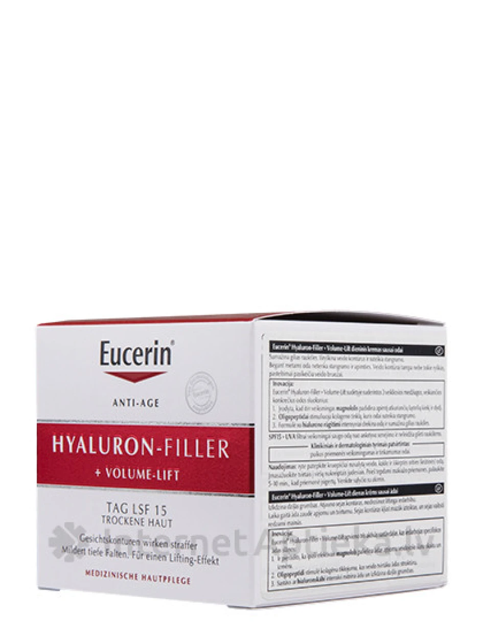 Eucerin VOLUME-FILLER pregrumbu dienas krēms sausai ādai, 50 ml | internetaptieka.lv