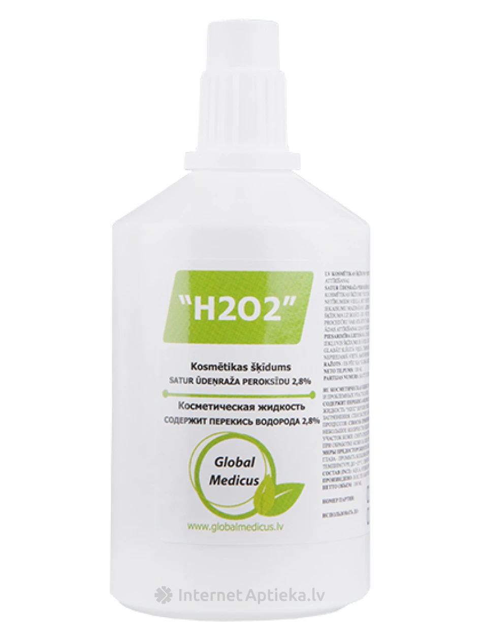 Перекись водорода 2,8%, 100 мл | internetaptieka.lv
