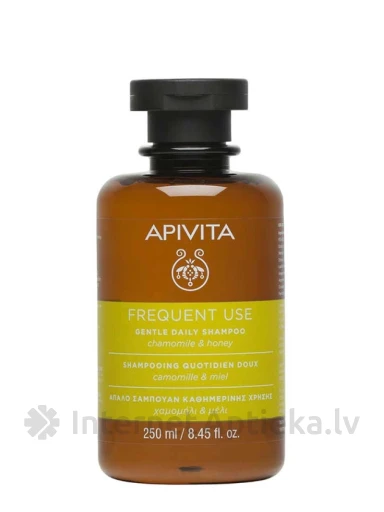 APIVITA Gentle Daily Švelnus kasdienis šampūnas su ramunėlėmis ir medumi, 250 ml | internetaptieka.lv
