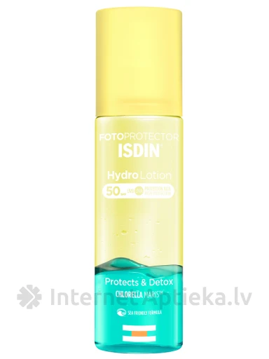 ISDIN FOTOPROTECTOR Divfāžu izsmidzināms saules aizsarglosjons SPF50, 200 ml | internetaptieka.lv
