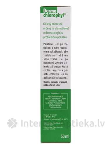Dr.Muller Dermo-chlorophyl гель, 50 мл | internetaptieka.lv