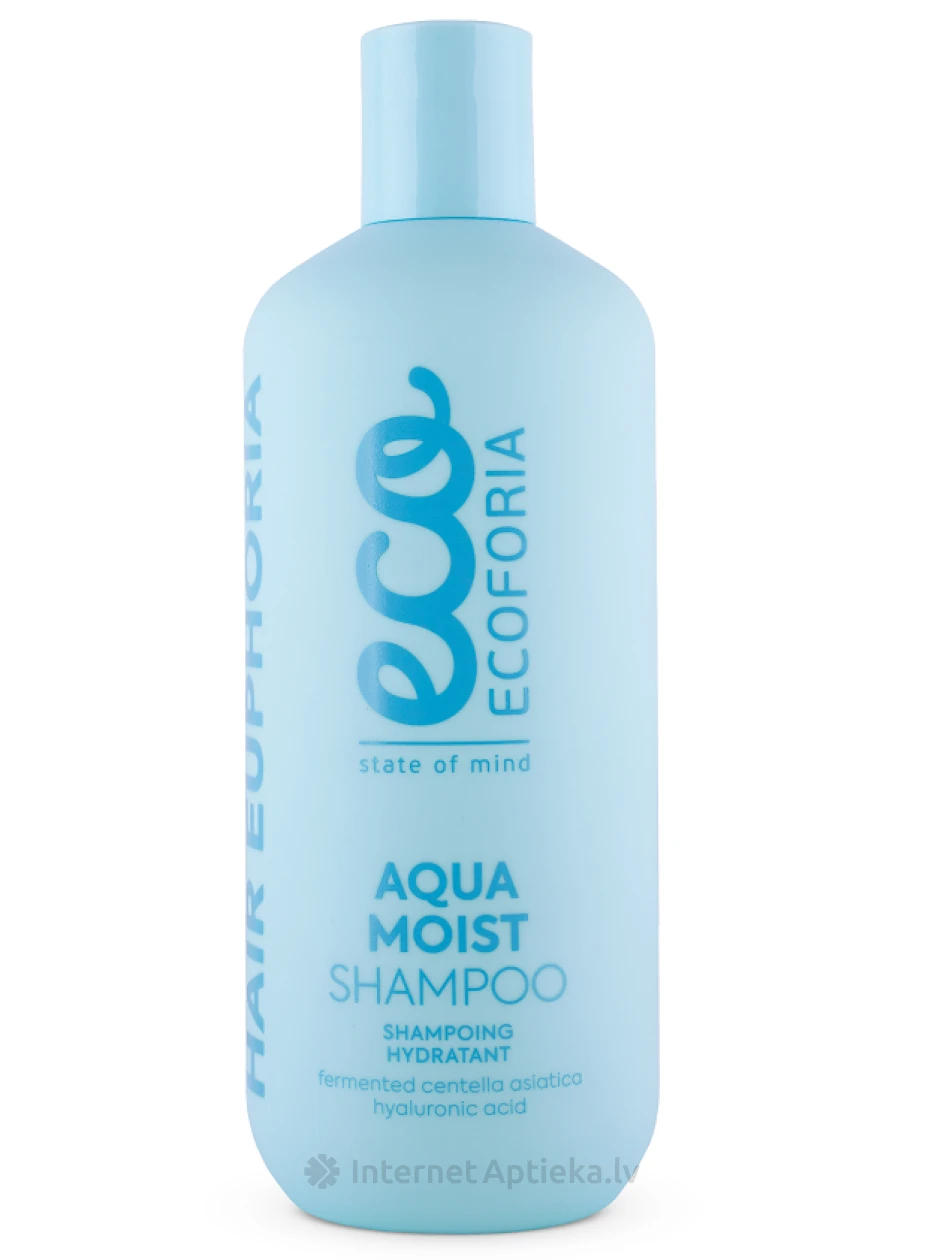 ECOFORIA Aqua Moist mitrinošs šampūns, 400 ml | internetaptieka.lv
