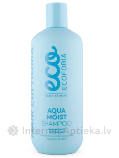 ECOFORIA Aqua Moist mitrinošs šampūns, 400 ml | internetaptieka.lv